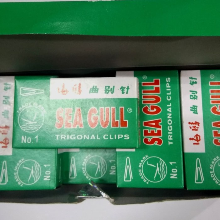 

Terlaris Paper Clip Sea Gull No.1 Ukuran Sedang.
