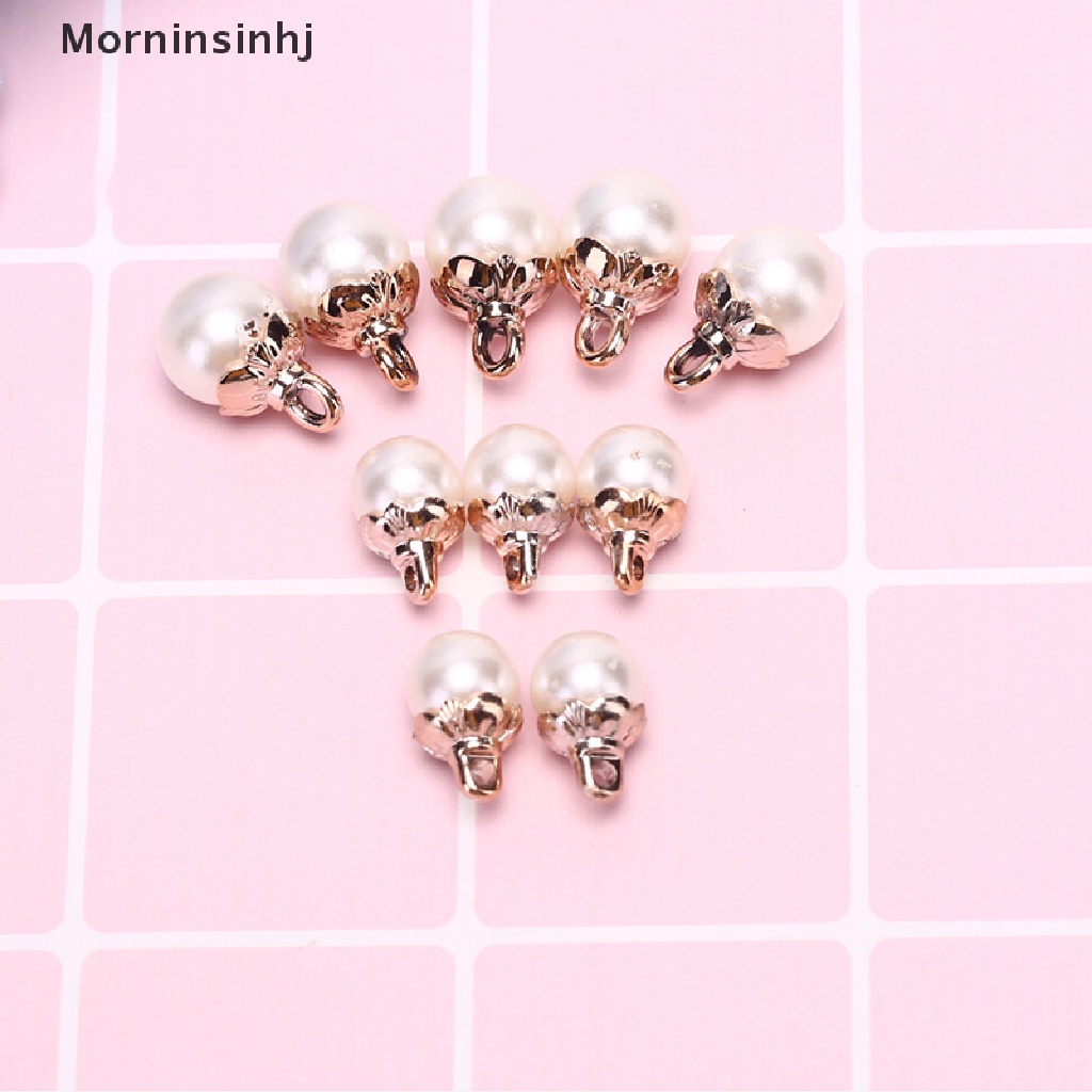 Mornin 50Pcs Liontin Ch Mutiara Simulasi Untuk Anting Gelang Membuat Perhiasan DIY id