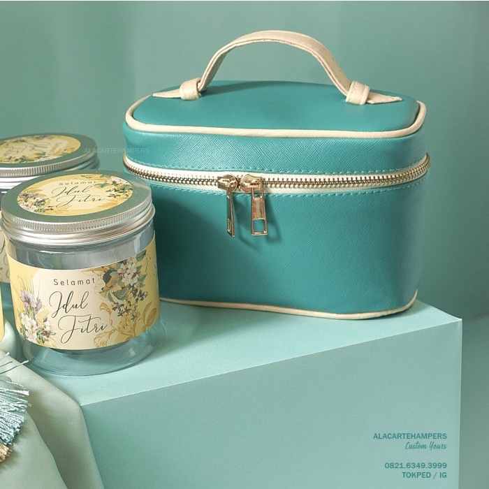 

(COD) Paket Hampers Mewah Lebaran Tas Souvenir Parcel Mewah Kosmetik Elegant - Tas Saja