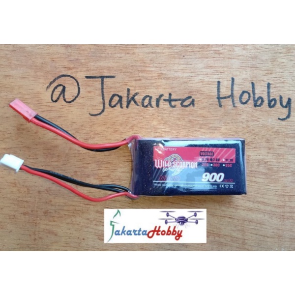 

Dijual Wild Scorpion Nano 900mah 2S 25C - JST Diskon