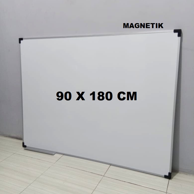 

Papan tulis / whiteboard magnet gantung 90 X 180