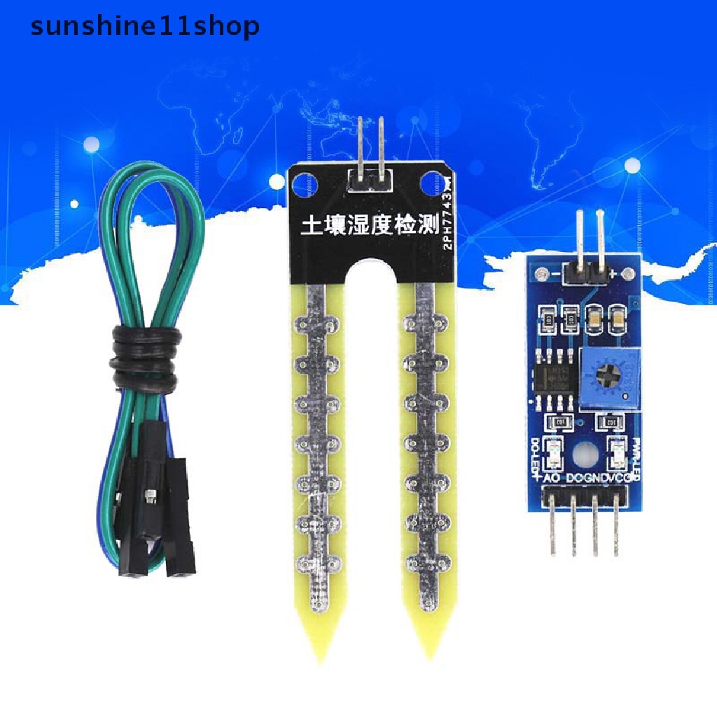 Sho Modul Sensor Kelembaban Tanah Kapasitif/Soil Humidity Digital Display Relay Control Module Penyiraman Otomatis Untuk Arduino N