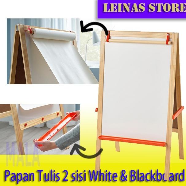 

Papan Tulis Berdiri Anak 2 in 1 Blackboard dan Whiteboard