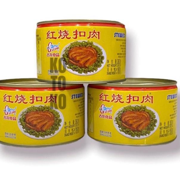 

➮ Gulong Stewed Pork Slice / Daging Samcan Babi Kaleng 383gr ➳