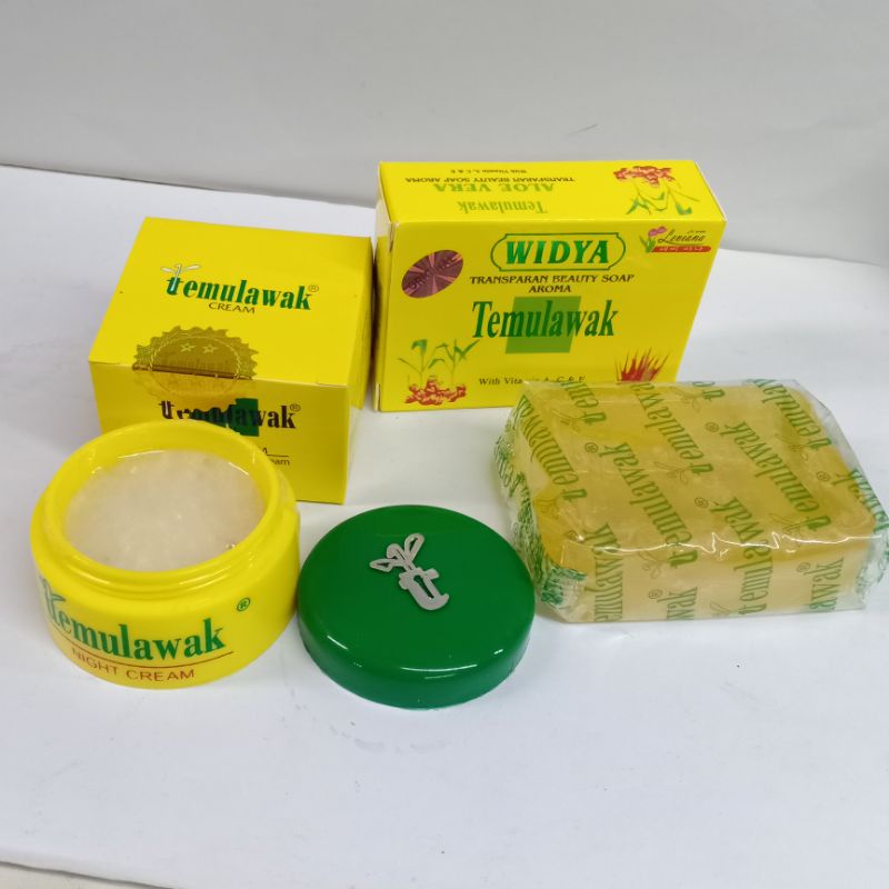 Paket - Cream Temulawak Malam &amp; Sabun Paket 2in1