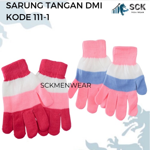 Sarung Tangan DMI STRIP 111-1 WARNA / Kaos Tangan Cewek Perempuan / Perlengkapan Otomotif - sckmenwear GROSIR