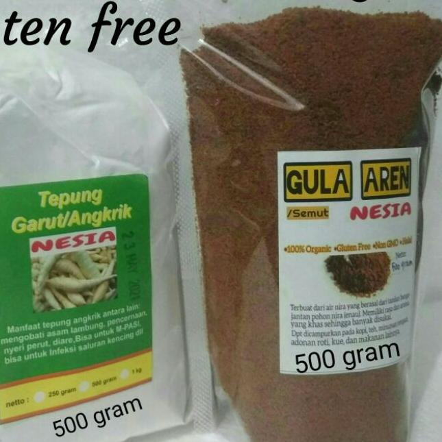 

➱ Tepung Garut + Gula Aren - 500gram + 500gram ✮