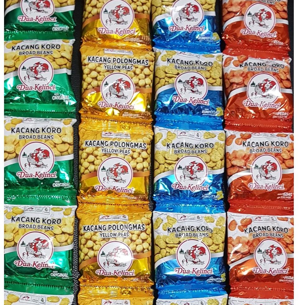 

N34 KACANG KORO / POLONGMAS DUA KELINCI RENCENG ISI 10 @18gr PRODUK TREND ❆