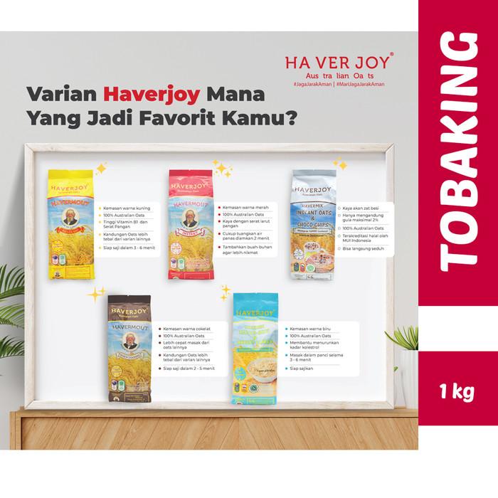 

Haverjoy Oatmeal 1kg Australian Oat Havermout Instan Rolled Quick Best Seller