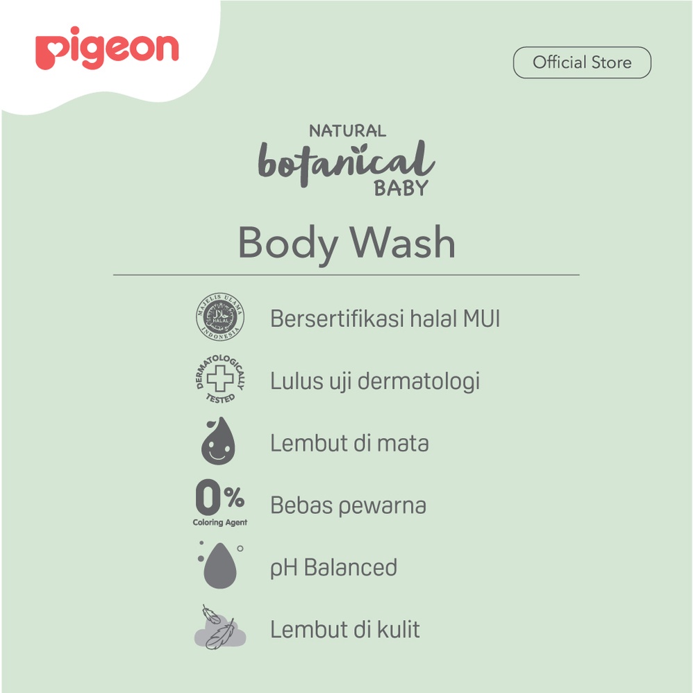 Pigeon Natural Botanical Shampoo / Body Wash / Water Gel Lotion / Massage oil