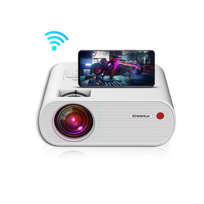 

[[JNT COD]] Projector Cheerlux C10 WIFI Tv Tuner Mini Proyektor 2600 Lumens 1080P - WIFI