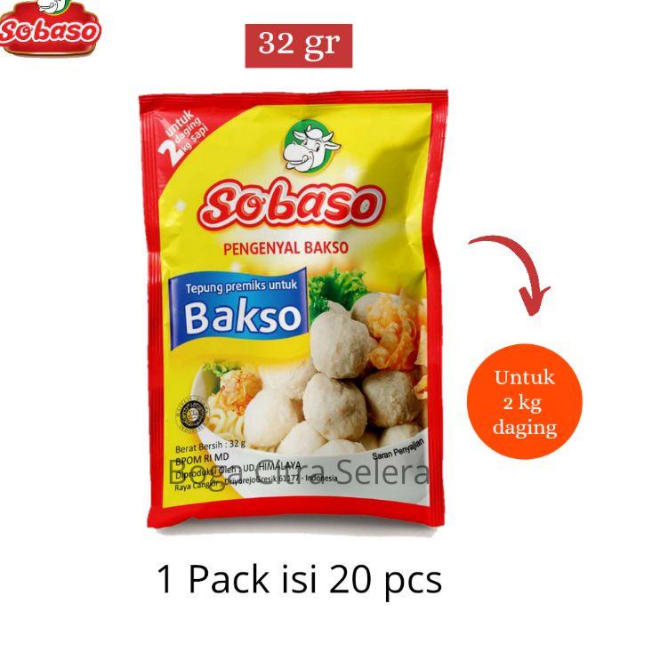 

◊ Sobaso Tepung Pengenyal Bakso 32gr (1 Pack) ◘