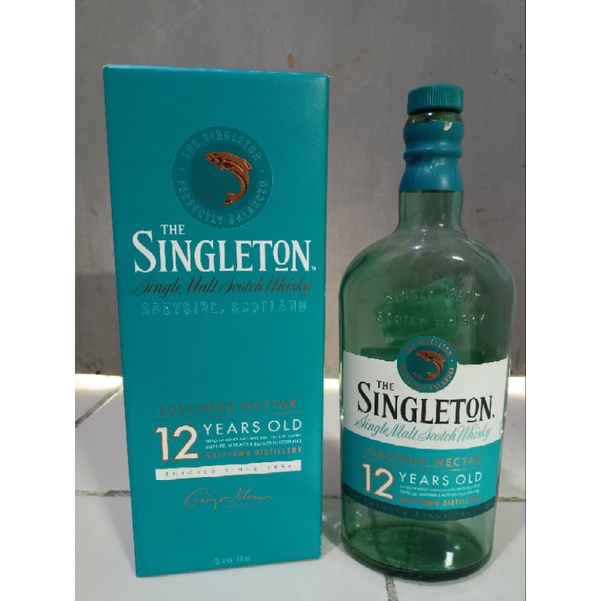 Jual Botol Bekas Singleton 12 Y.O Luscious Nectar ( LENGKAP DENGAN BOX )