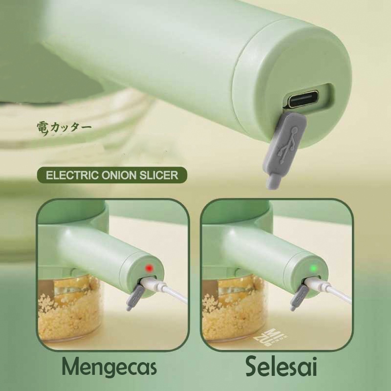 Hangyan Food Chopper Mini Blender Listrik Serbaguna Penghalus Bumbu Alat Pemotong Sayuran Blender Portable