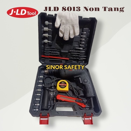 JLD Non Tang 8013 Bor 13mm Tool Kit Impact Drill