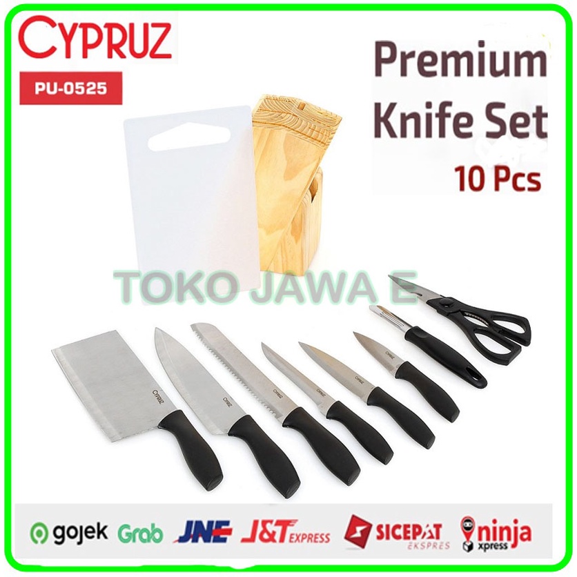 PISAU SET Cypruz PU-0525 Pisau Set Premium