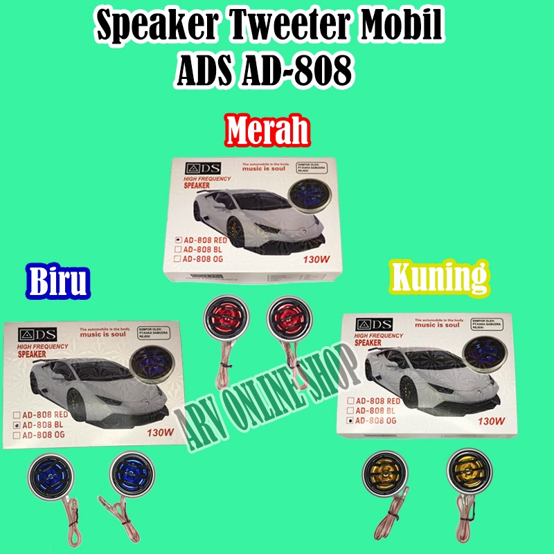 Speaker Tweeter Audio Mobil Mobil Ads AD - 808 High Frequency Terbaik