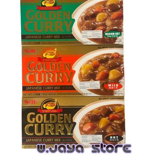 

12.12 . SnB Golden Curry Sauce Mix- Bumbu Saus Kari 220gr Jepang New.,,,**