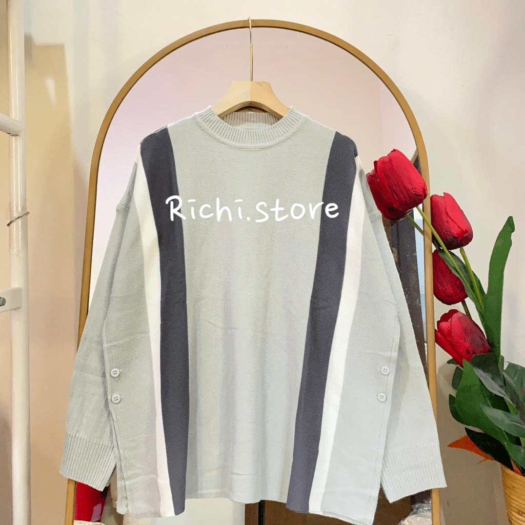 DESSY BATWING RAJUT KANCING SAMPING