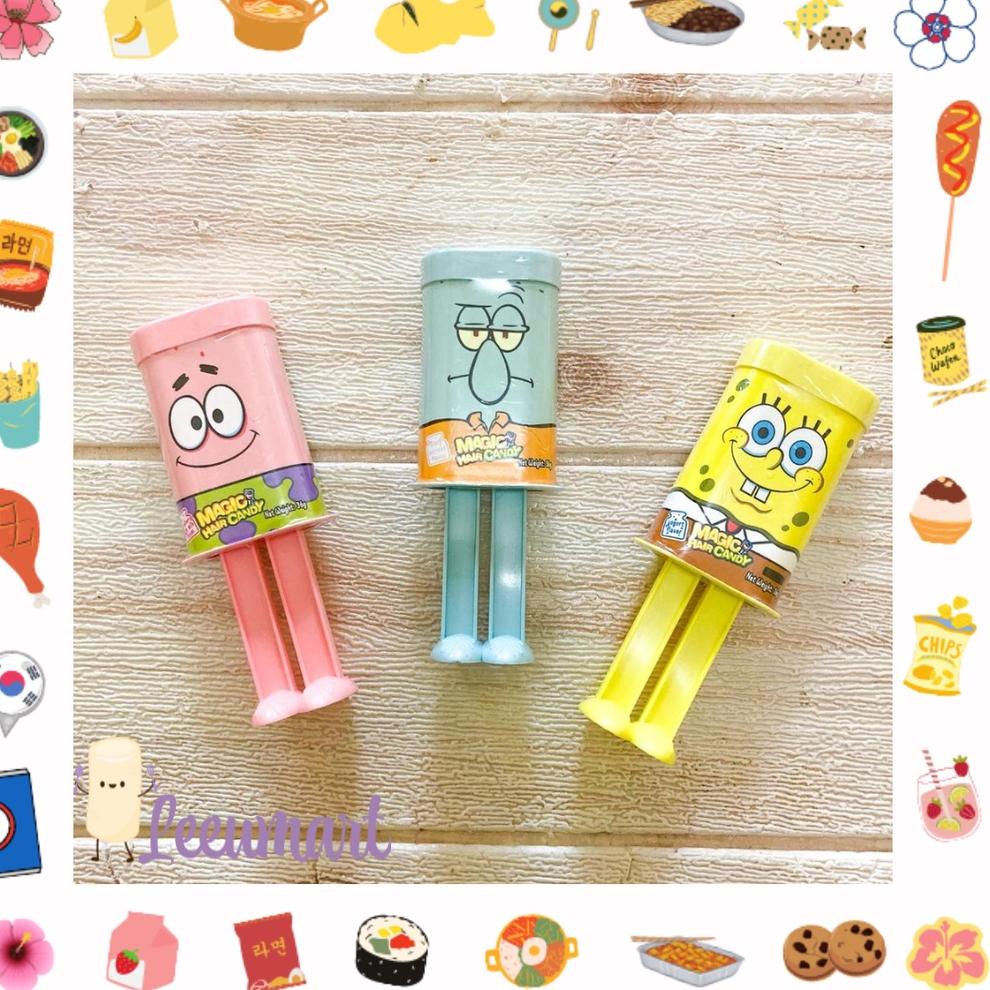 

V89 Korean Magic Hair Candy / Korea Viral Squidward Spongebob Candy / Magic Hair Candy Viral BELANJA MURMER ➥