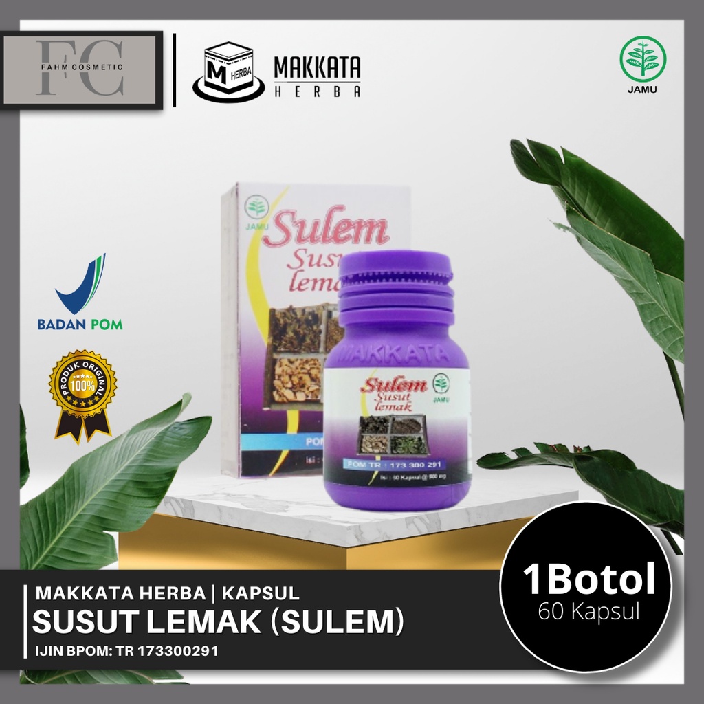 

Pelangsing Badan - Obat Diet - Penurun Berat Badan - Sulem Susut Lemak Herbal Makkata (60 Kapsul)