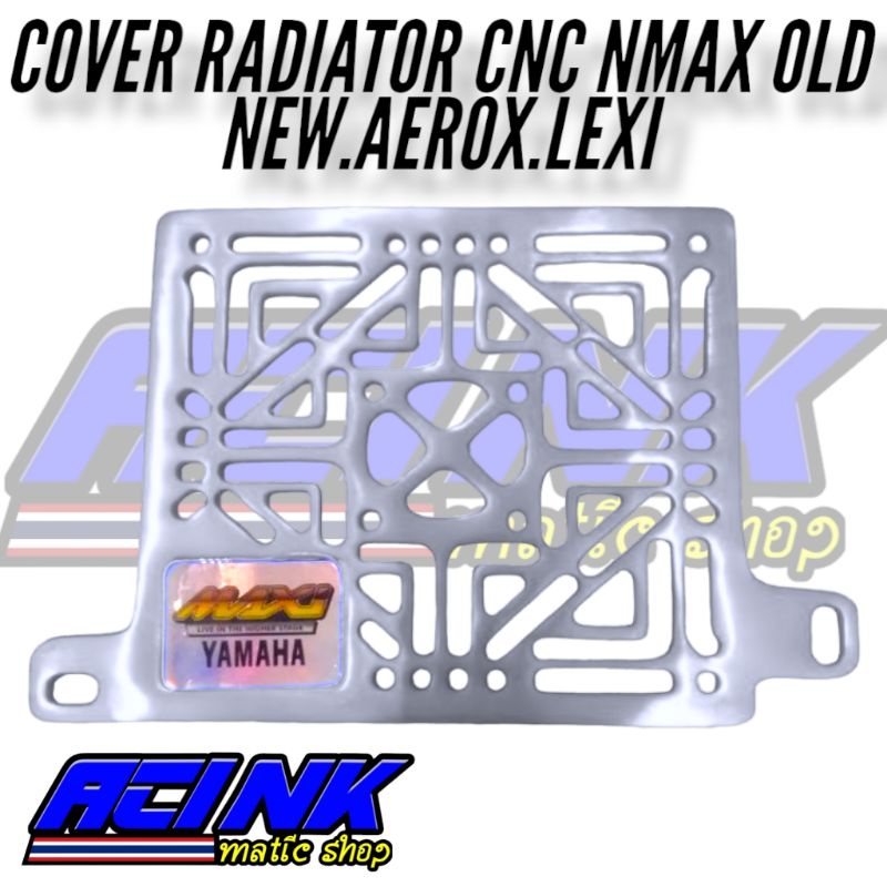 Cover radiator N max aerox lexi cnc full almunium / tutup radiator cnc N MAX AEROX LEXY full almunium