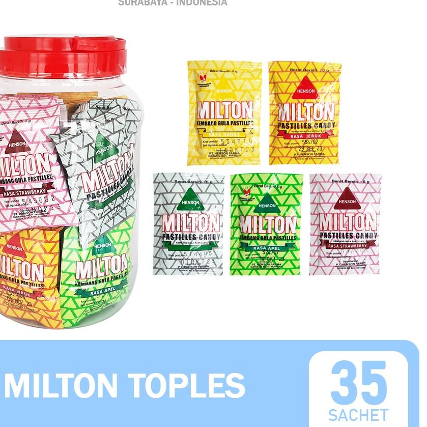 

☝ Milton Pastilles Toples Isi 35 Sachet ❄