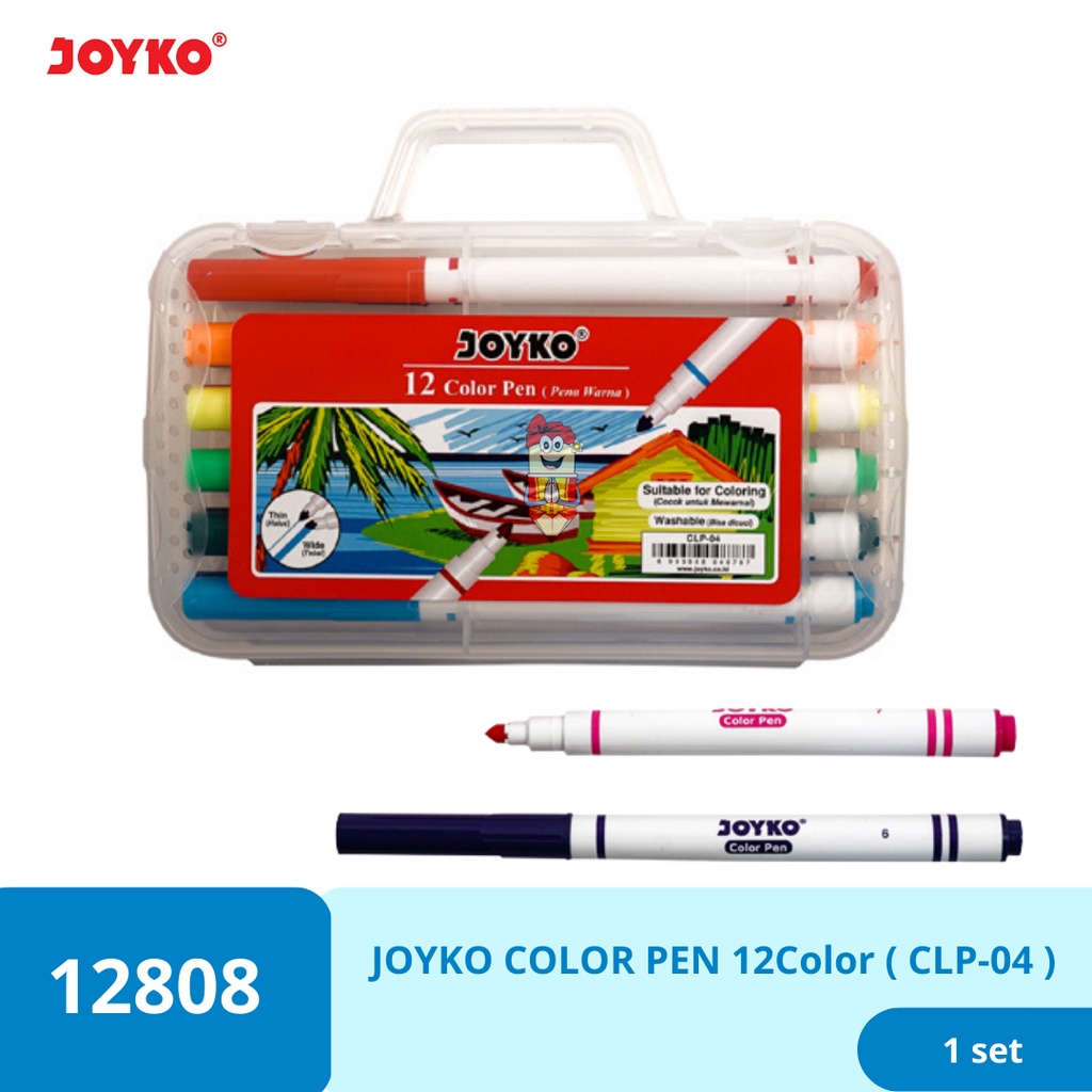 

Color Pen Joyko 12 Color ( Clp-04 )