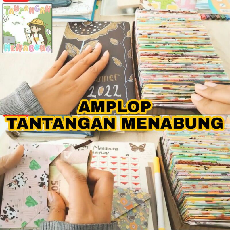 amplop tantangan menabung | challenge menabung | amplop tantangan | amplop motif