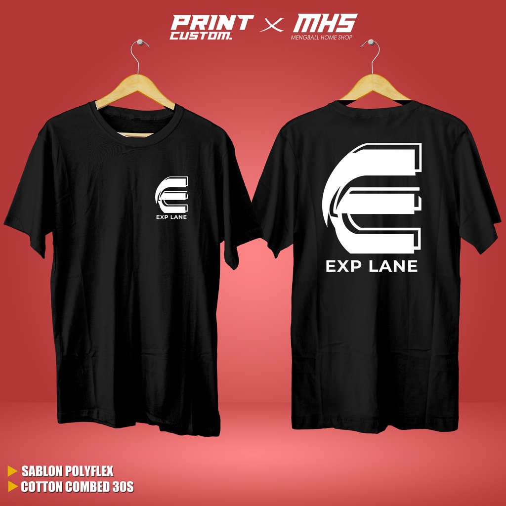 KAOS EXP LANE DEPAN BELAKANG KAOS MOBILE LEGEND / KAOS LEAGUE OF LEGEND / KAOS AOV EXP LANE KAOS PRI
