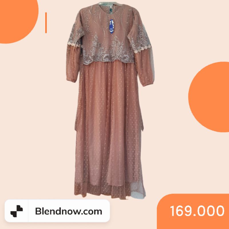 baju brokat wanita gamis broklat hijab