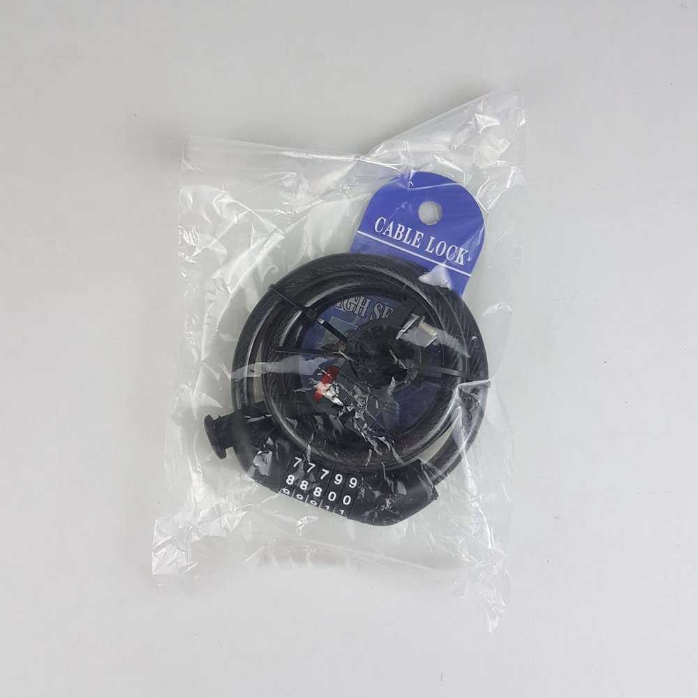 TERMURAH !!! TaffGuard Gembok Sepeda Kode Angka 5 Digit - SJ008 / Realpict
