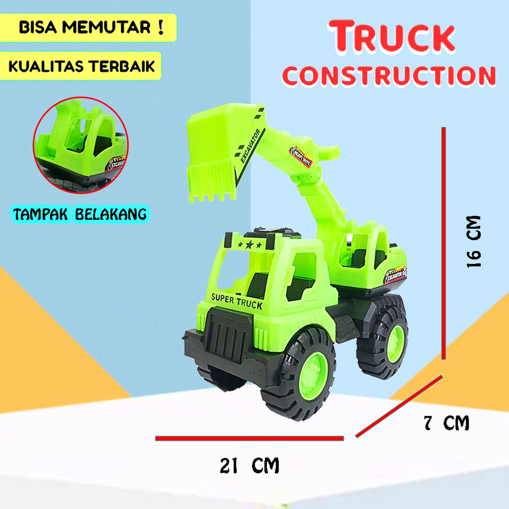 Mainan Anak Truk Keruk Pasir/ Truck Construction Bego Toys AK88 JSP