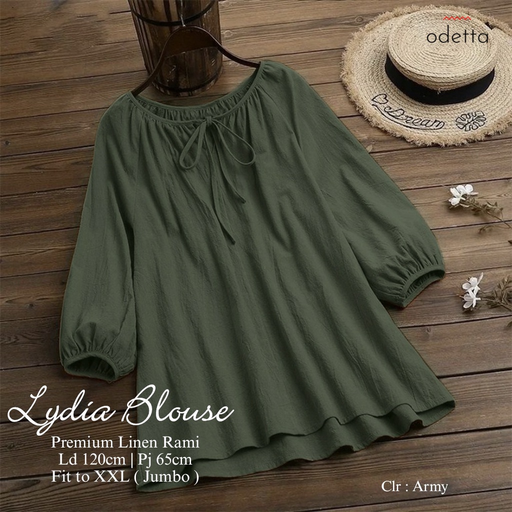 NAILA BLOUSE WANITA CRINCKLE DEODORA PREMIUM RAYON / BLOUSE CRINKLE / ATASAN WNAITA CRINKLE