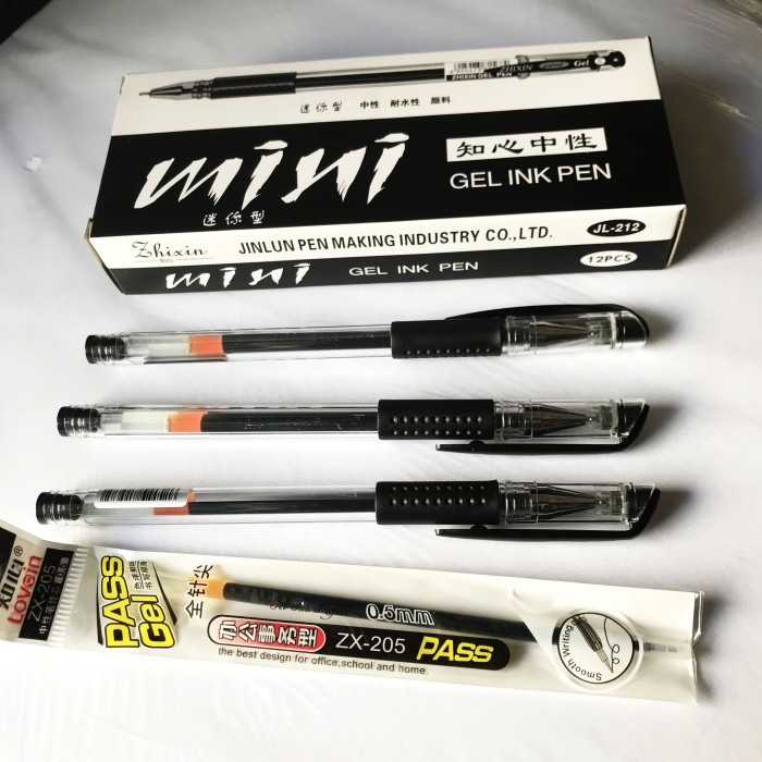 

Pulpen Gel Mini Zhixin 0.5 (JL-212) 1 pcs / Jel Pen Mini JL-212