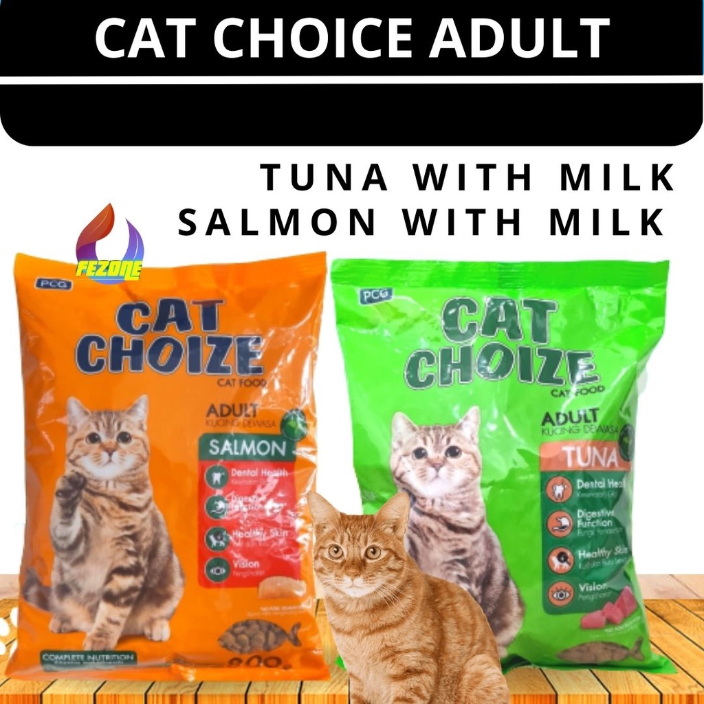 Makanan Kucing CAT CHOIZE Adult 400 Gram - Cat Choice Cat Food Murah - Cat Choize Adult salmon 400 gram - Cat Choize Adult Tuna FEZONE