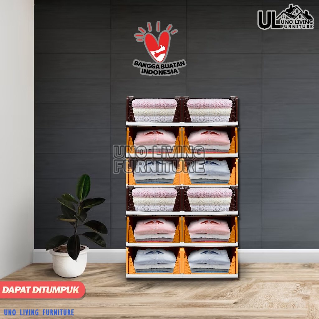 Tabitha Rak Lipat Serbaguna - Storage Box Lipat Folding Container Box RLST Tabitha Tempat Baju Tempat Barang Folding Box Serbaguna Multipurpose Folding Cabinet