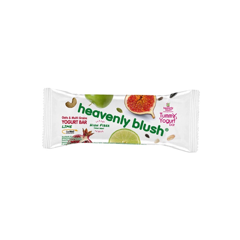 HEAVENLY BLUSH TUMMY YOGURT BAR LIME 25GR