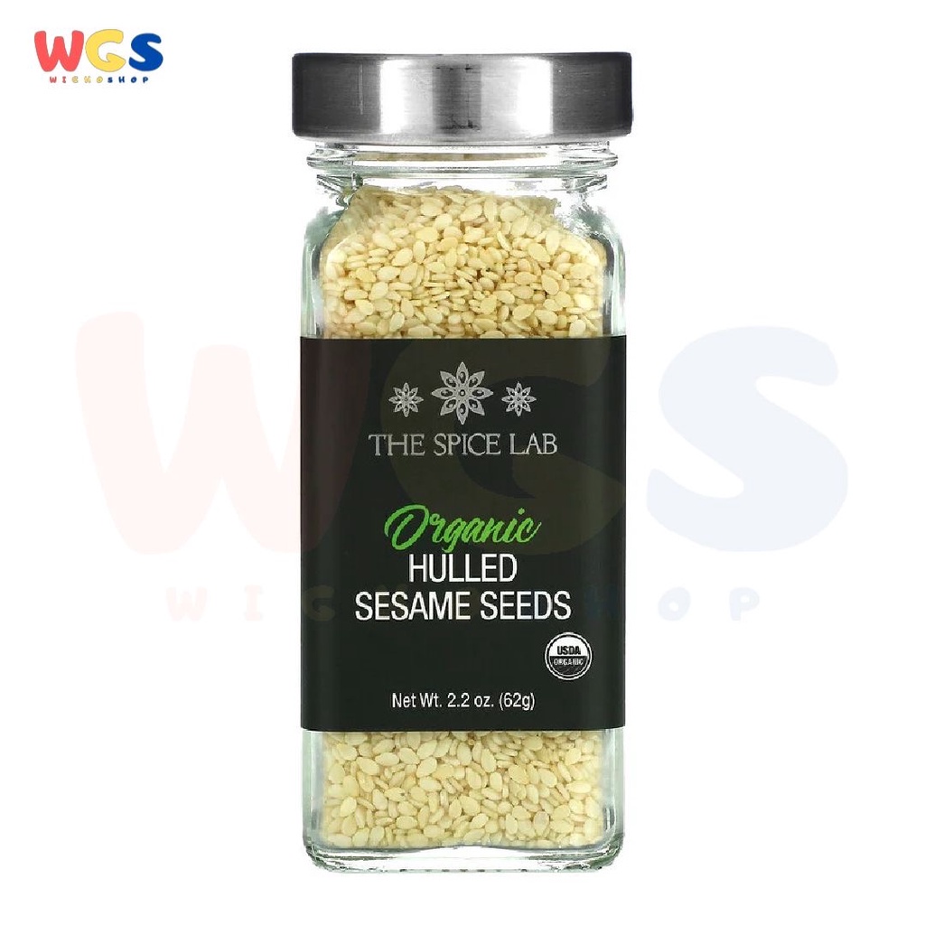 The Spice Lab Organic Hulled Sesame Seeds 2.2oz 62g