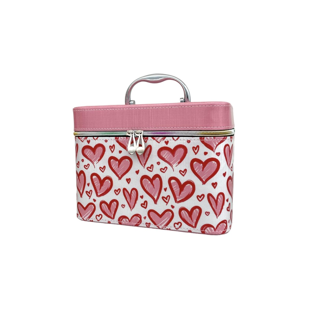 TTSHOPINDO Beauty Case Box Cosmetic Box Make Up Motif Love RANDOM Import LHXZ-042