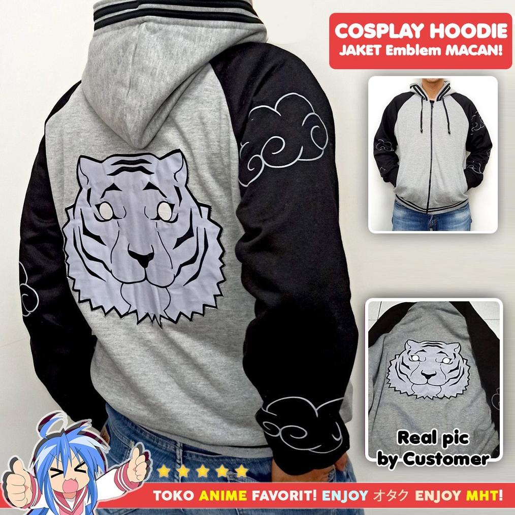 Jaket Hoodie Anime Macan Tiger High School Il Pyo - GOH Bordir - myhobbytown