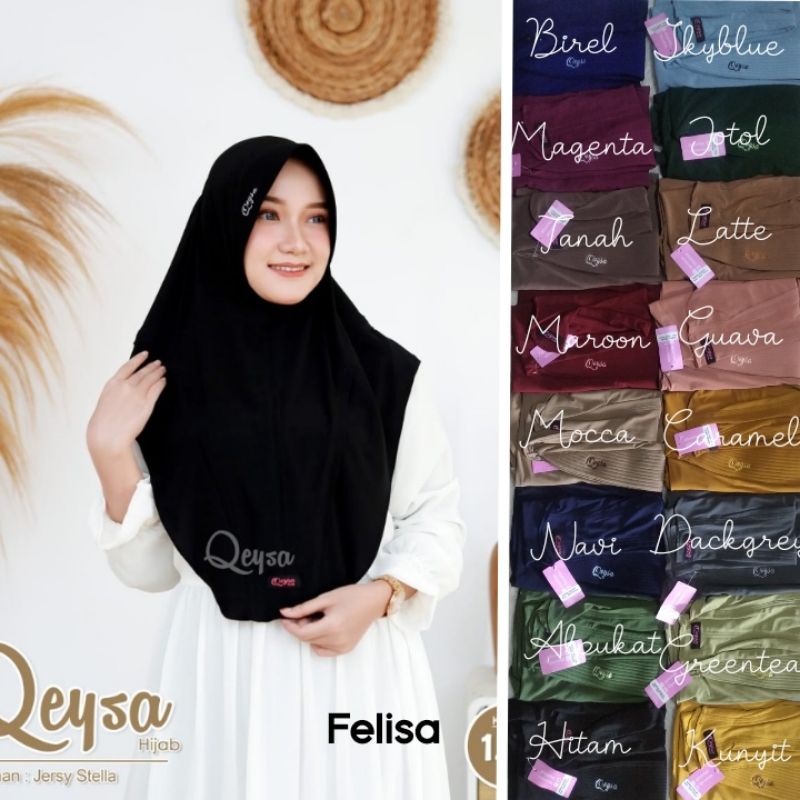 Bergo Felisa by Qeysa Hijab