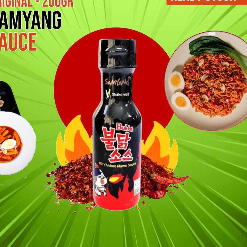 

✭ Saos Sauce Samyang Saus Samyang Logo Halal Hitam Original ☪