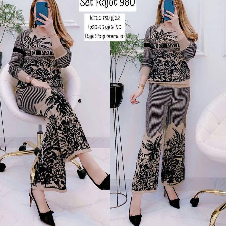 Terlaris SETELAN RAJUT / KNIT SET 980 IMPORT