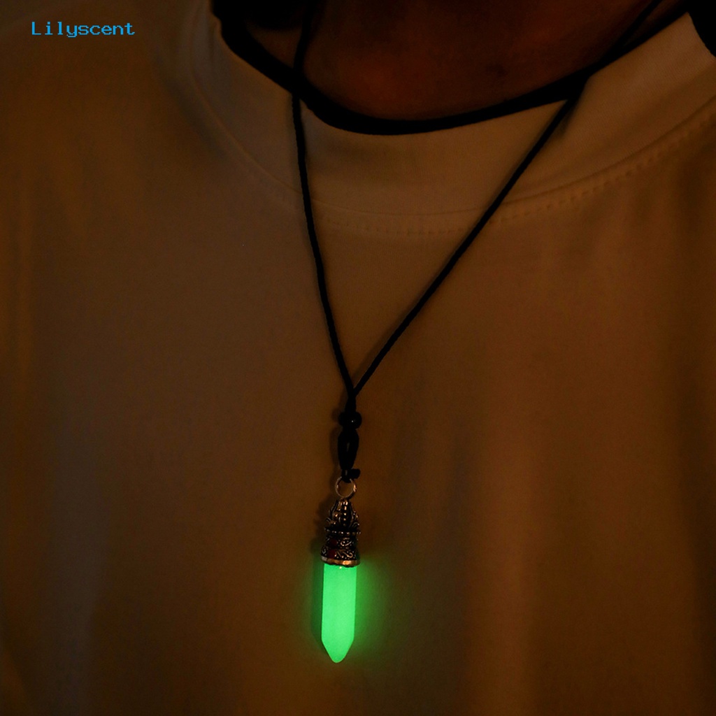 [LS] Perhiasan Kalung Hip Hop Glow in The Dark Klasik Naga Cakar Kalung Fashion Jewelry