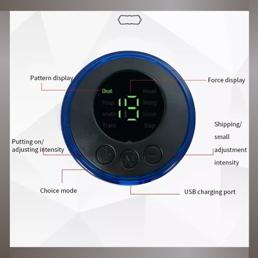 APL6 - Alat Pijat Mini Portable Elektrik Leher Pundak Punggung Penghilang Rasa Sakit