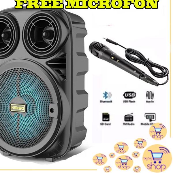 ➬ [SUPER BASS] SPEAKER BLUETOOTH UKURAN BESAR 6,5 INCH SUPER BASS / SPEAKER BLUETOOTH KIMISO 3381 / 