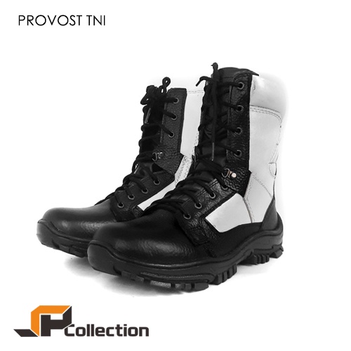 SPC Sepatu PDL Provost TNI Militer Kulit Asli Type Jeruk