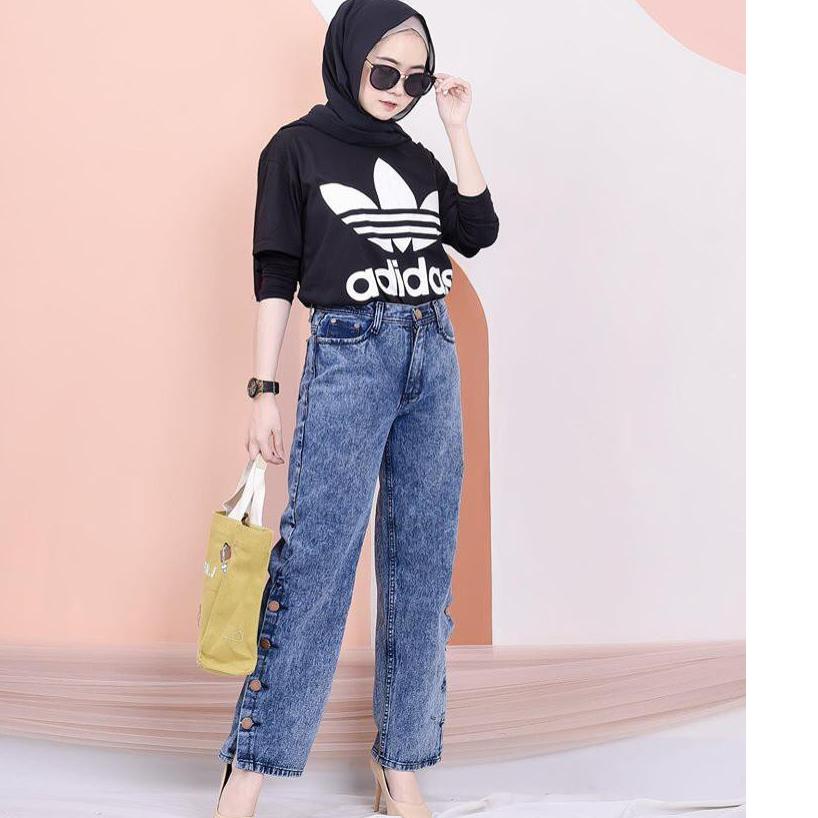 ❉ GFS BOYFRIEND KULOT KANCING RUMBAI VIVIAN ➨