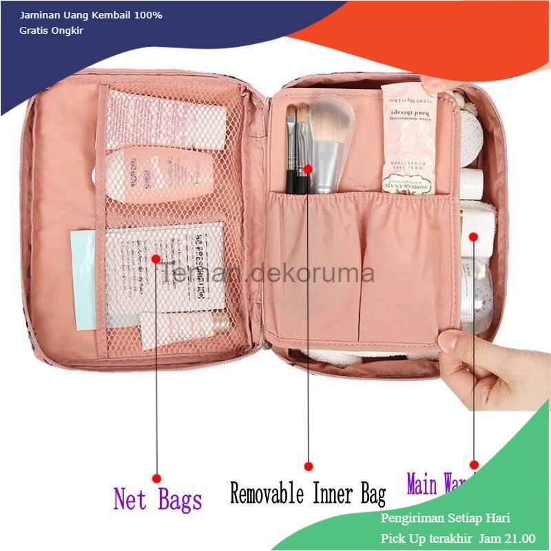 TD - TRV Cassiey Tas Travel Bag in Bag Organizer Kosmetik - XZ-8011